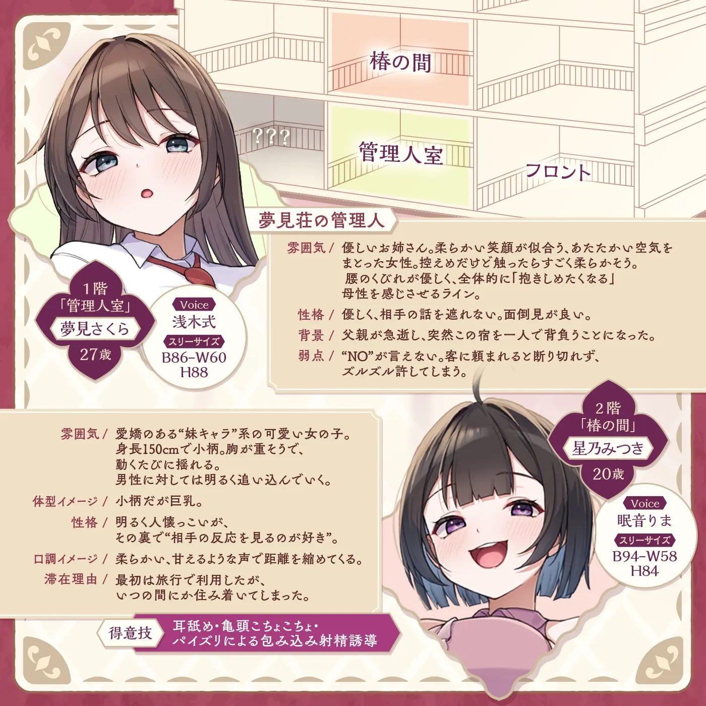 【鍵クエスト】音声で手コキ「夢見荘と3本の鍵」〜三人の宿泊者から鍵を回収せよ〜【射精したら負け！射精我慢オナサポゲーム】 [072LABO]のサンプル画像5