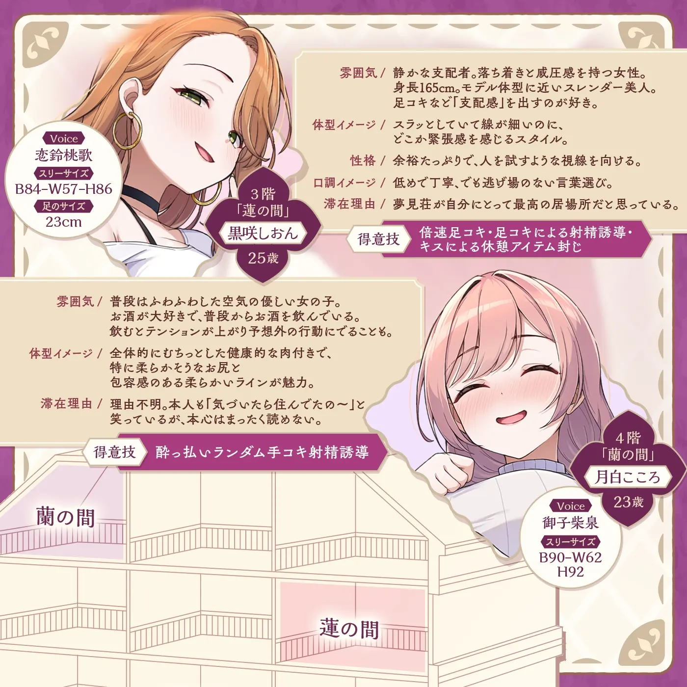 【鍵クエスト】音声で手コキ「夢見荘と3本の鍵」〜三人の宿泊者から鍵を回収せよ〜【射精したら負け！射精我慢オナサポゲーム】 [072LABO]のサンプル画像6
