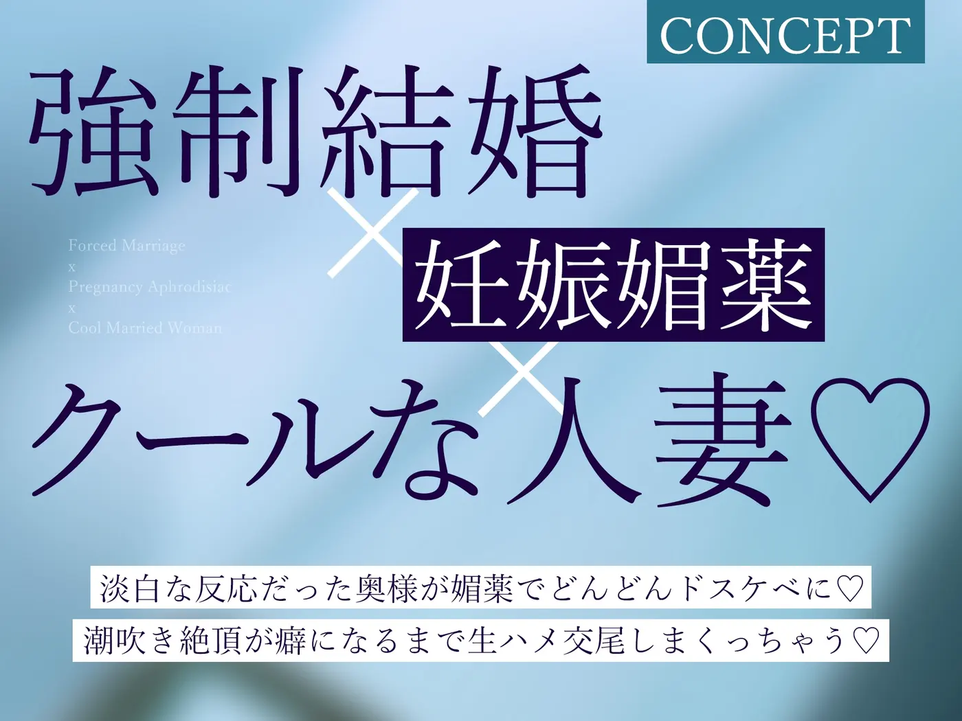 【40%OFF】強○結婚したクールな奥様と妊娠促進媚薬をつかっての義務交尾♡～中出しで潮吹き絶頂が癖になるドスケベ新妻～《✅!ボーナストラック含め3大購入特典付!✅》のサンプル画像3