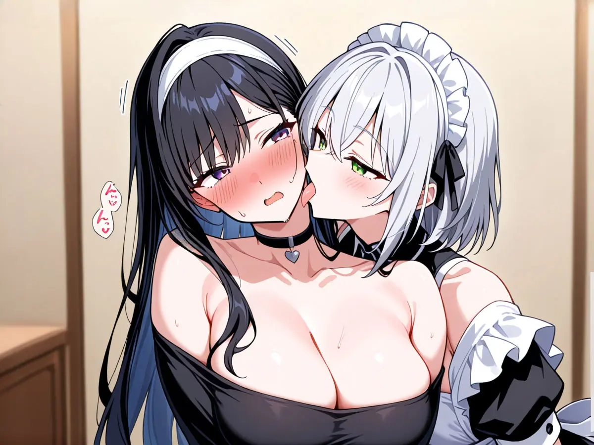 【百合】お屋敷にやって来たお嬢様付き性教育専用メイドのサンプル画像4