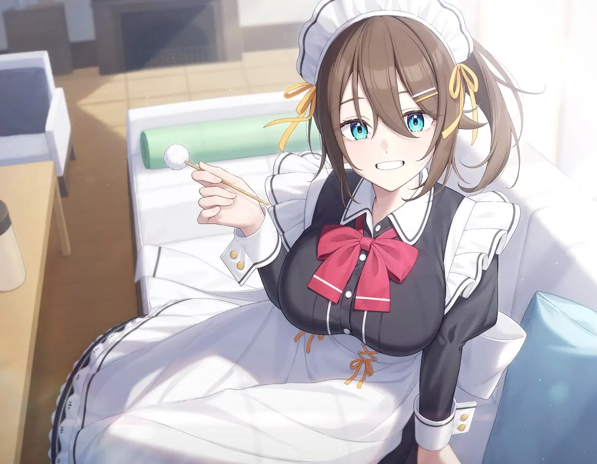 【ヨガ&耳かき&添い寝】専属メイドの癒しご給仕 〜元気メイド編〜【CV:乾夏寧】 [じゅじゅっとウェルダン]のサンプル画像2